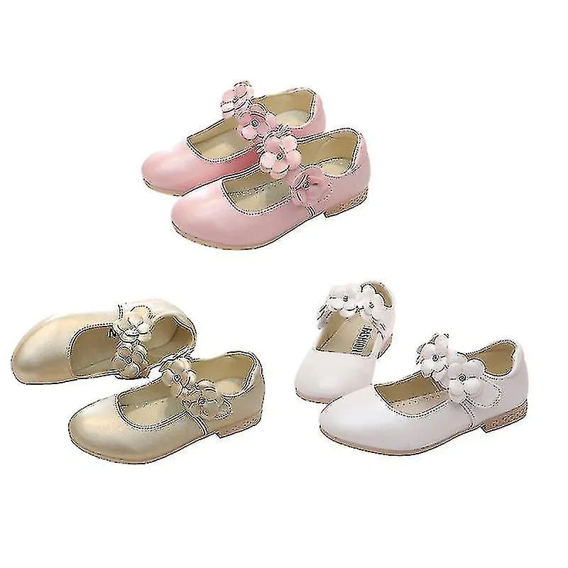 1 Pair Children Sole Shoes Fashion Flower Shoes Kids Adorable Shoes