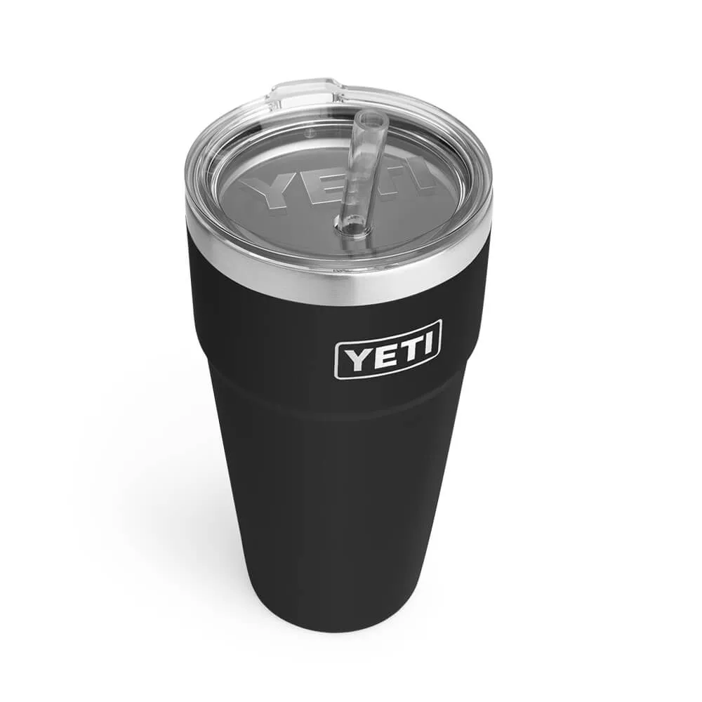 21071500644 TERMO RAMBLER 26oz STRAW CUP NEGRO MARCA YETI