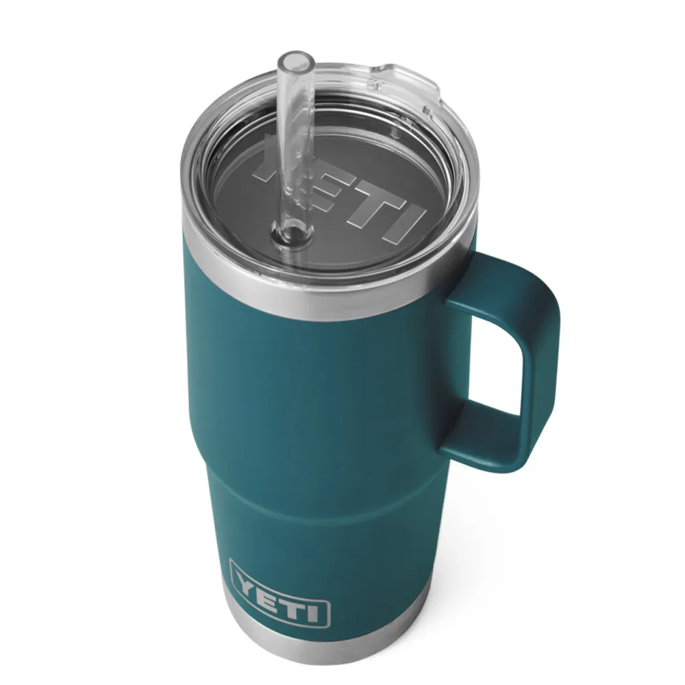 21071502568 TERMO RAMBLER 25oz STRAW MUG AGAVE TEAL MARCA YETI