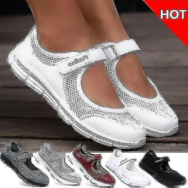 5 Colors Summer Walking Shoes Women Fashion Casual Running Shoes Ladies Lightweight Tennis Sneakers Weave Mesh Fabric Comfortabl