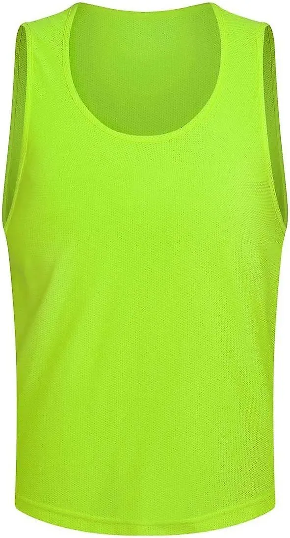 6 Pack (s, 4-8 Years) Soccer Jersey Bibs Nylon Mesh Training Sports Vests For Scrimmage Team - Soccer/volleyball/basketball Bibs