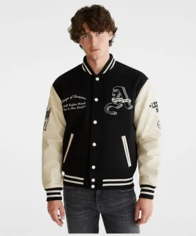 Aeropostale Champions Varsity Bomber Jacket