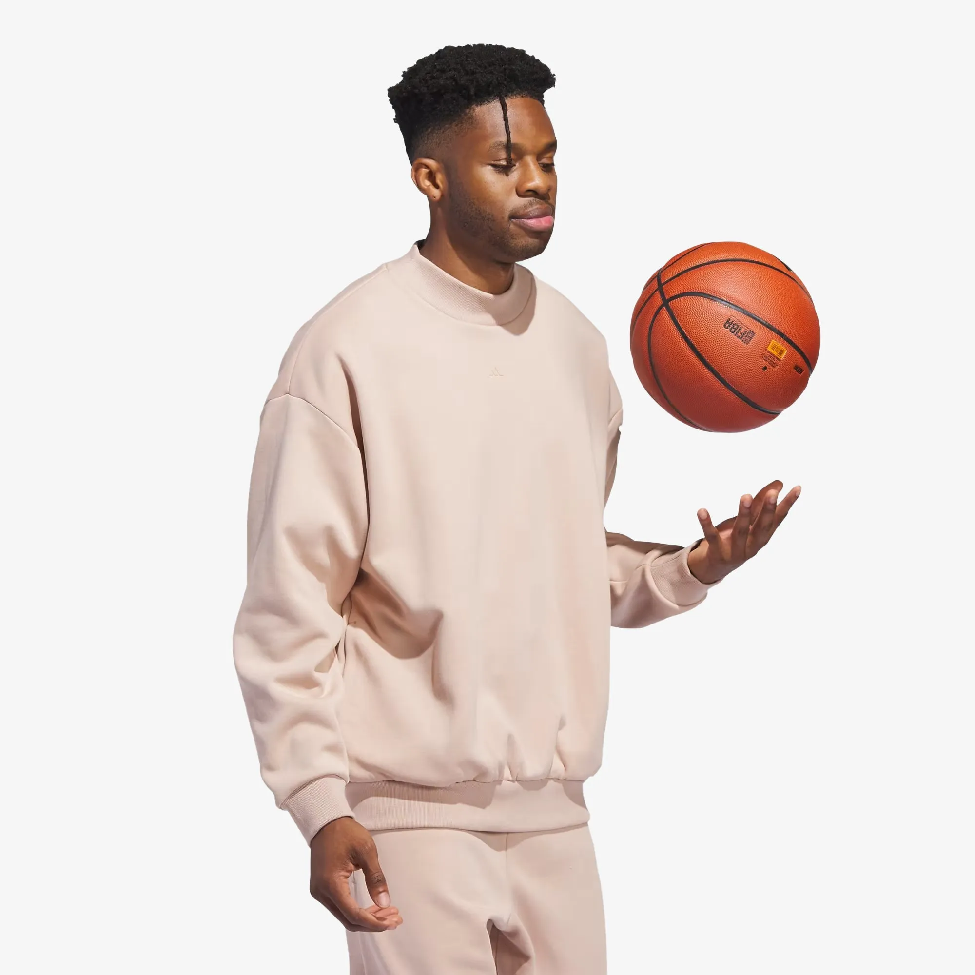 Basketball Crew Sweatshirt - Ash Peral - Buy Now