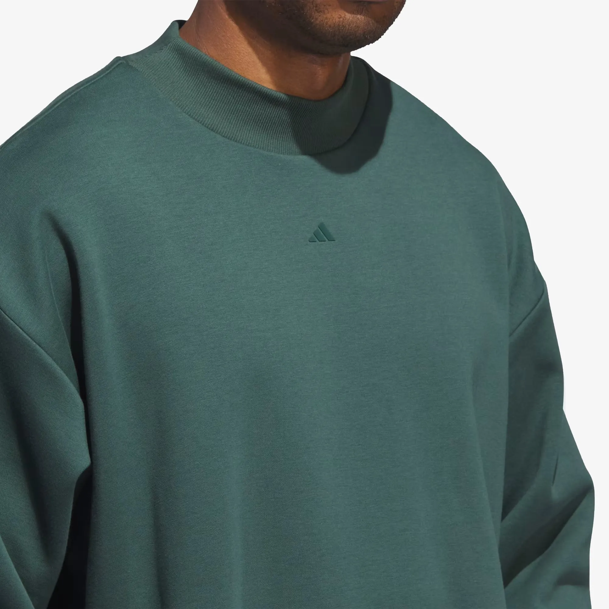 Basketball Crew Sweatshirt - Mineral Green