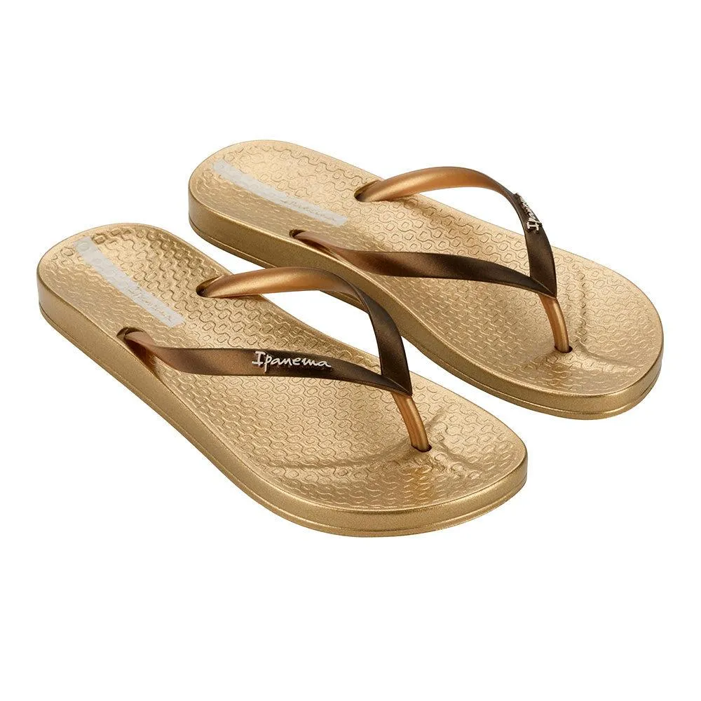 Beige/Bronze Slip On Sandal - Anatomica