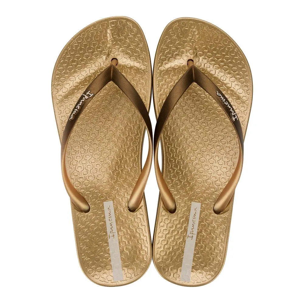 Beige/Bronze Slip On Sandal - Anatomica