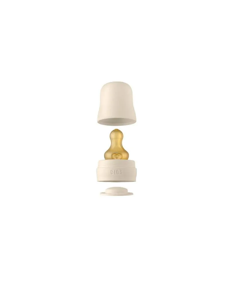 BIBERÓN CRISTAL BIBS IVORY 110ML 