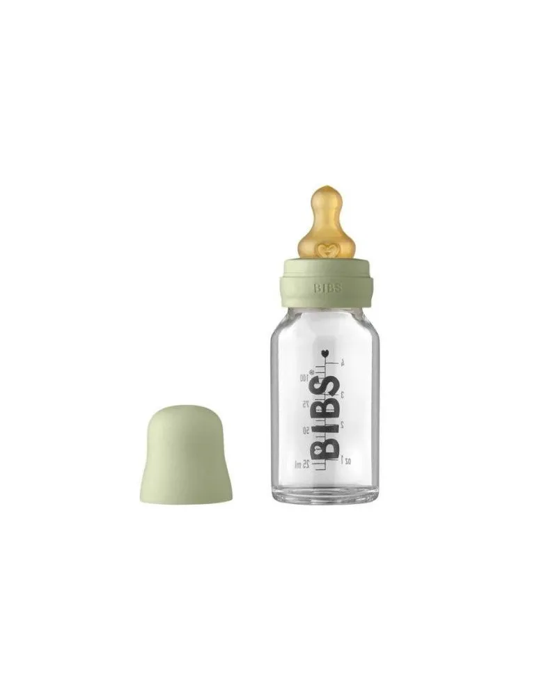 BIBERÓN CRISTAL BIBS SAGE 110ML 