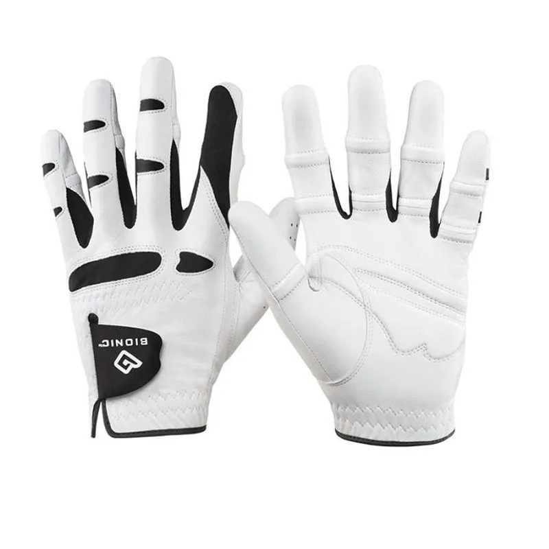 Bionic Men's StableGrip with Natural Fit White Golf Glove