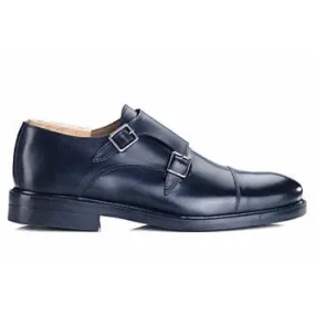 Black Double Buckle Shoes - LINDSEY GOMME CITY