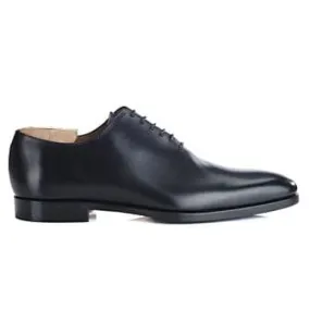 Black Men's Oxford shoes - Leather sole with pad - BELLAGIO PATIN