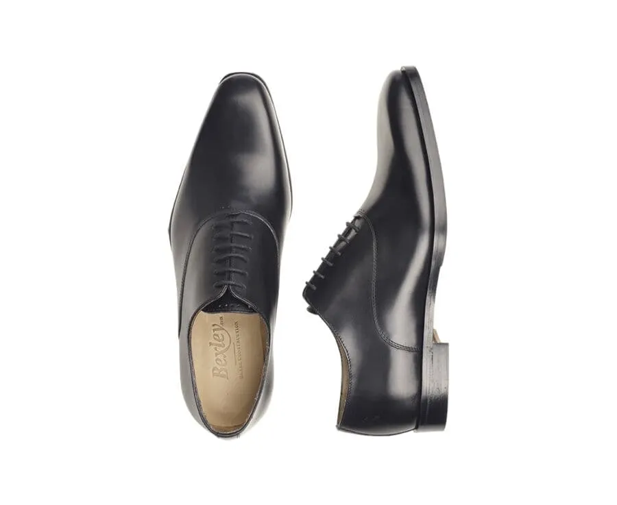 Black Oxford shoes - Rubber pad - TREMEZZO PATIN