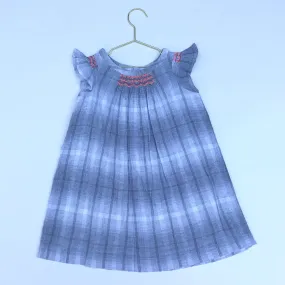 Bonpoint Check Cotton Summer Dress for 4 Year Olds