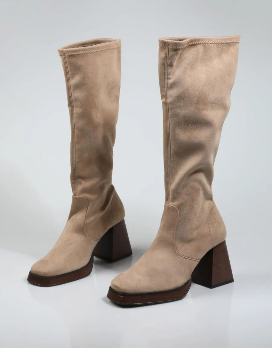  boots REBECCA HOPE 2194 en Beige 80820