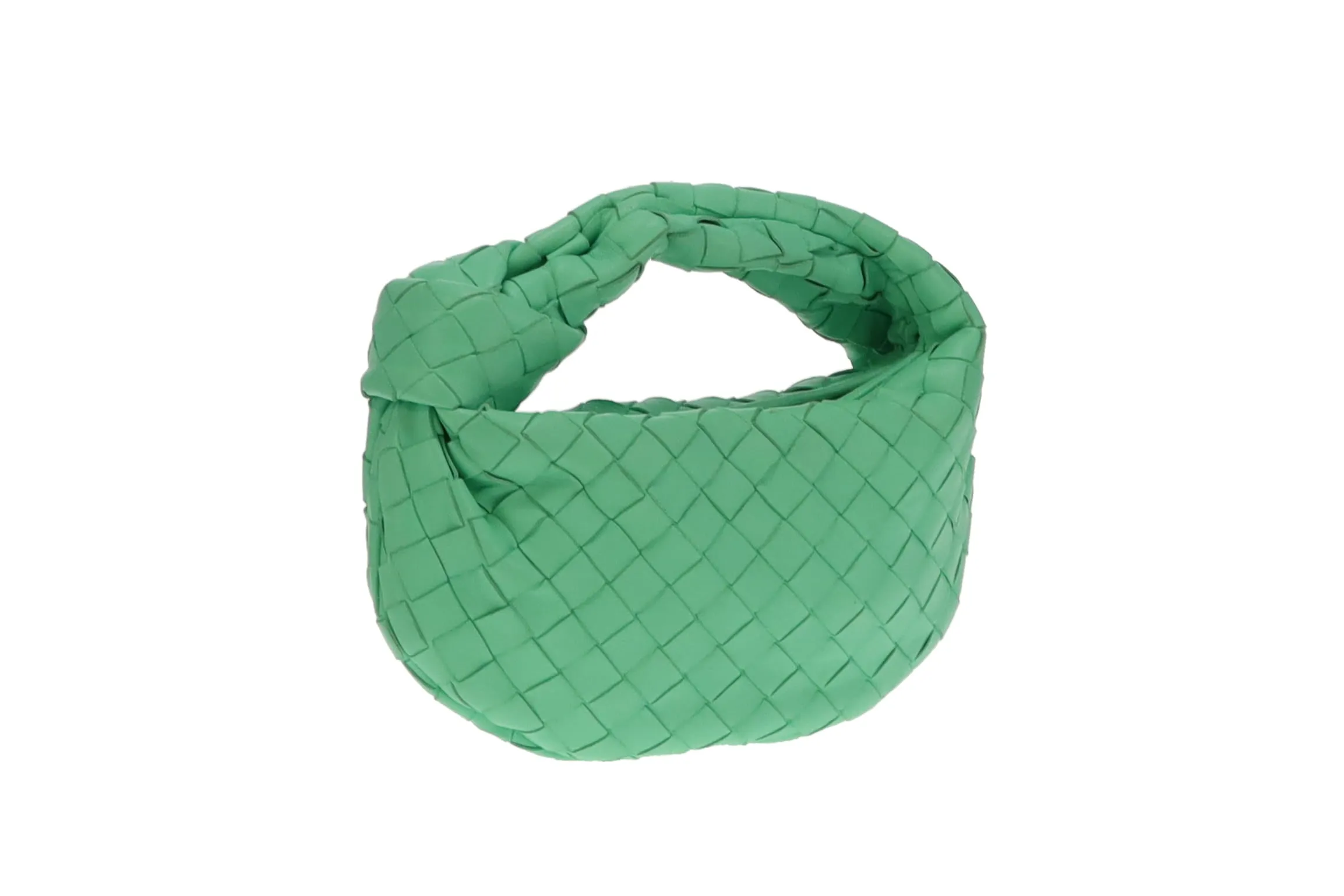 Bottega Veneta Mint Green Intrecciato Mini Jodie