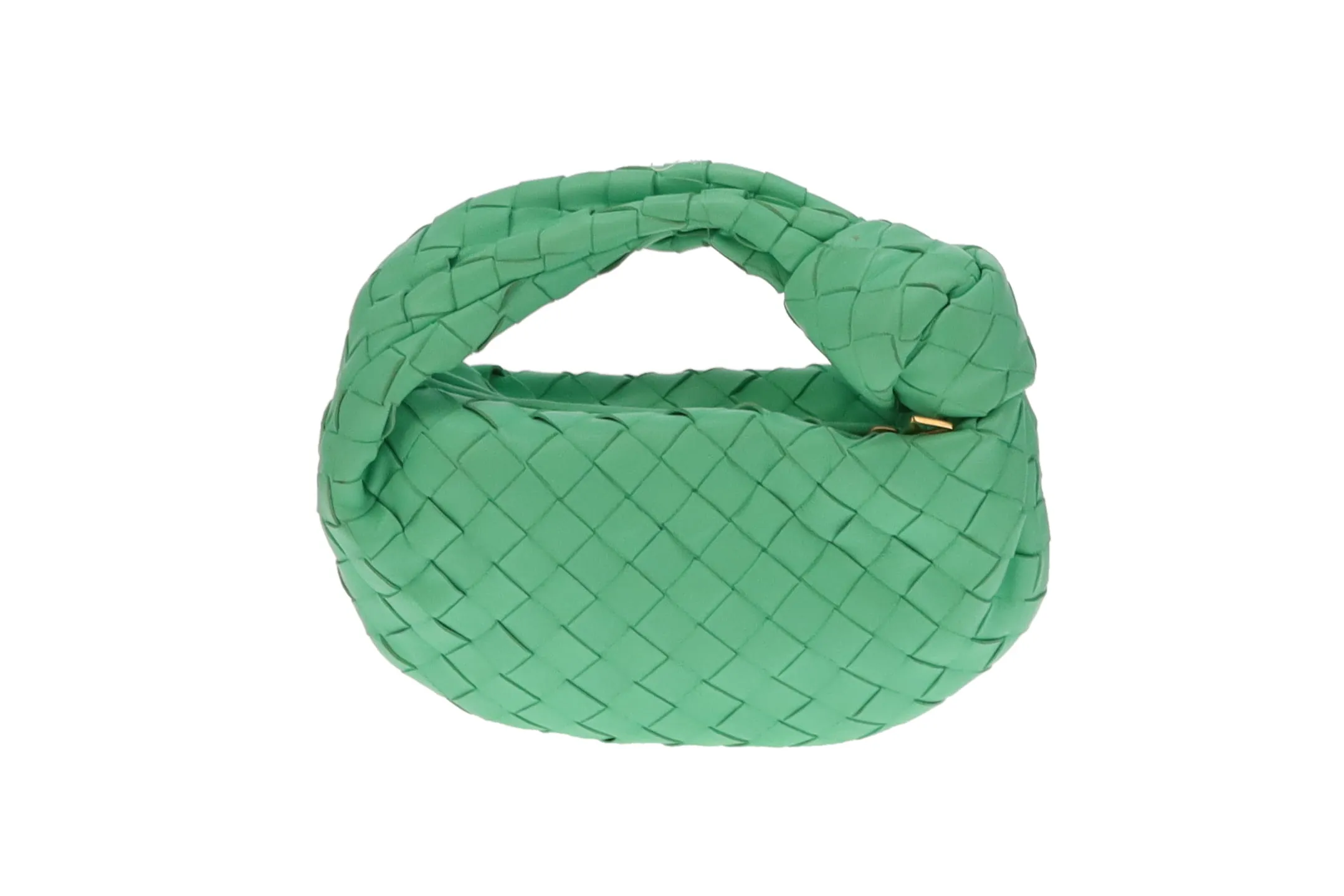 Bottega Veneta Mint Green Intrecciato Mini Jodie