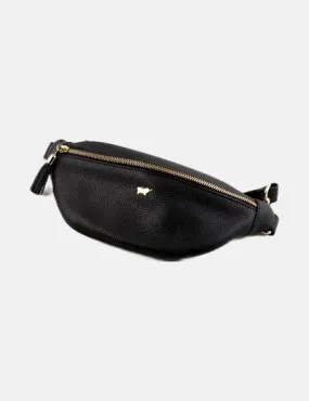 BRAUN BUFFEL Riñonera negra polipiel