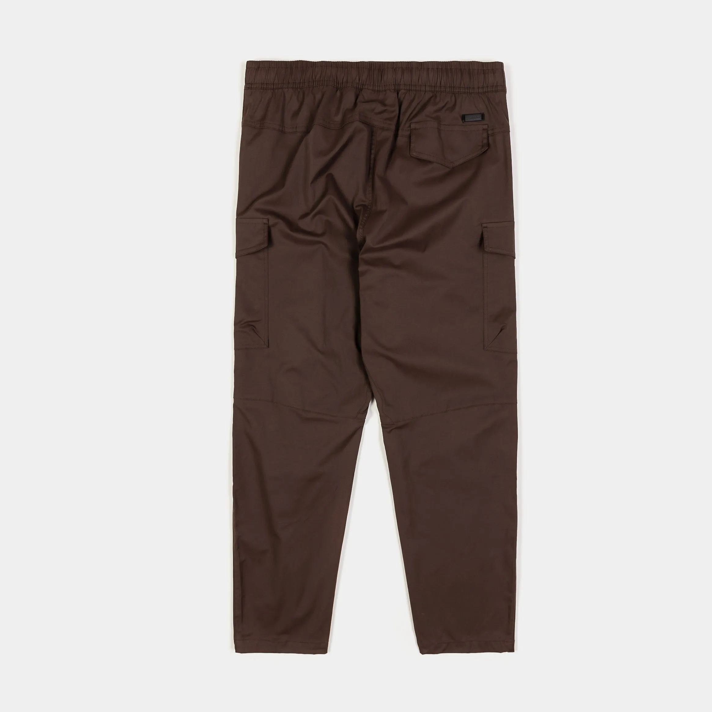 Brown Woven Cargo Pants for Men