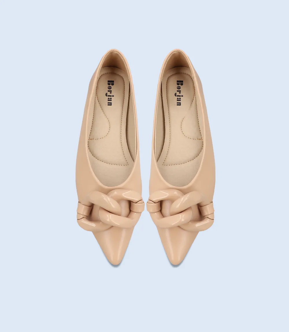 bw8476 beige women casual pumps