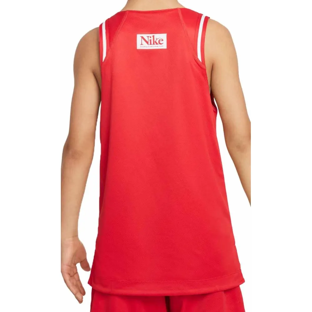 Camiseta Junior Nike Culture of Basketball Reversible Dri-Fit Red