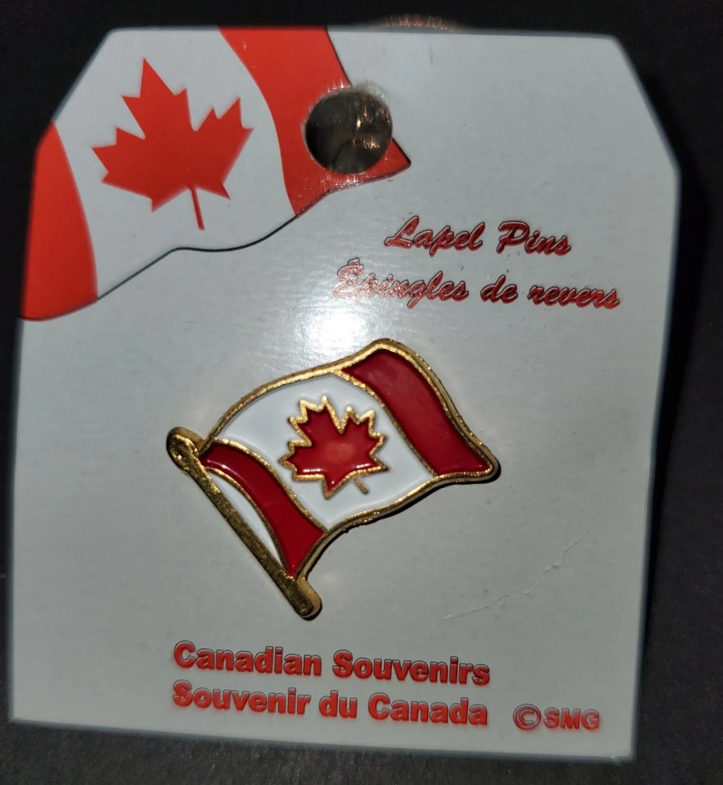 Canada Flag Lapel Pin.