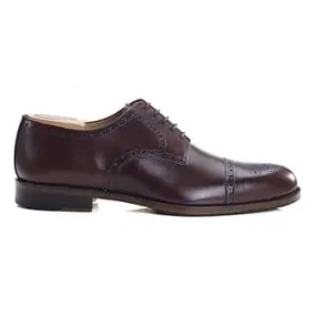 Chocolate Derby Shoes - Leather outsole & rubber pad - BALDERTON PATIN