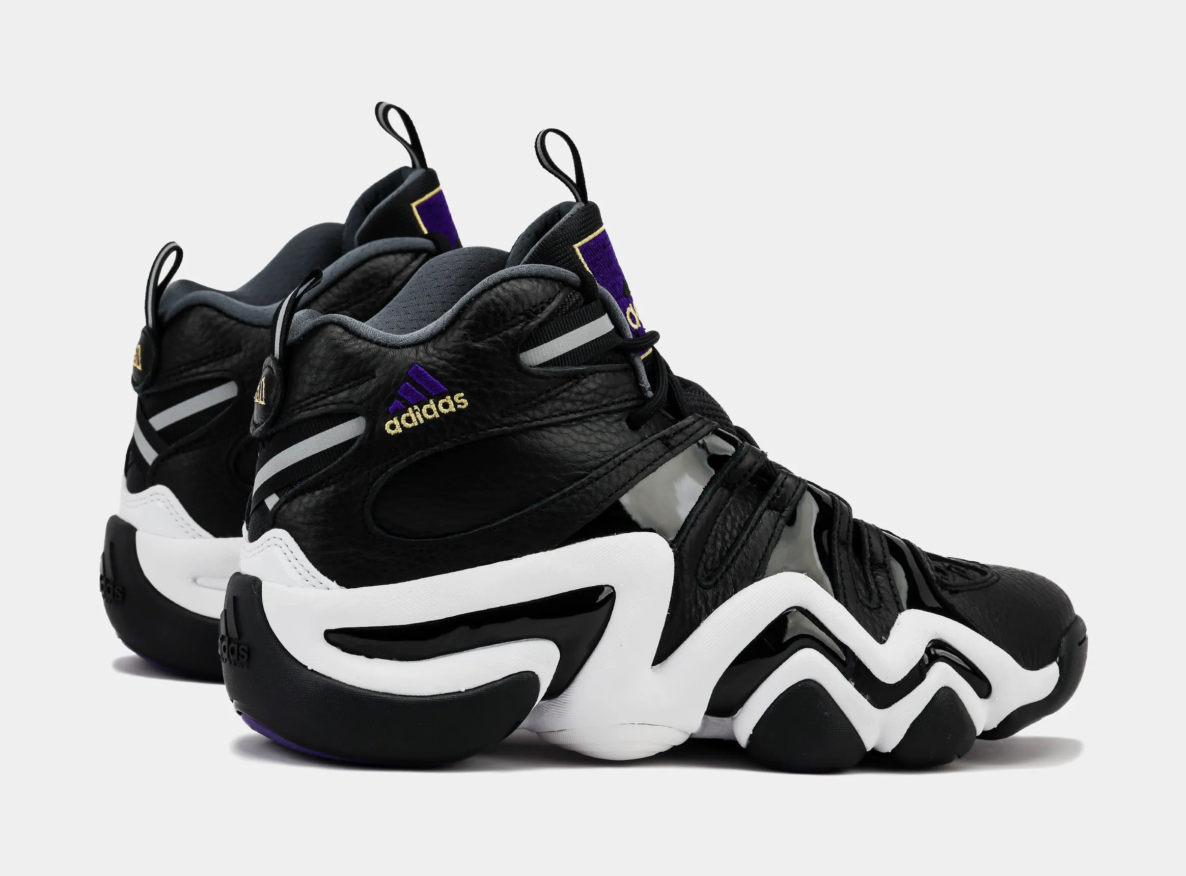 Crazy 8 Men's Basketball Shoes - Core Black Regal Purple Cloud White