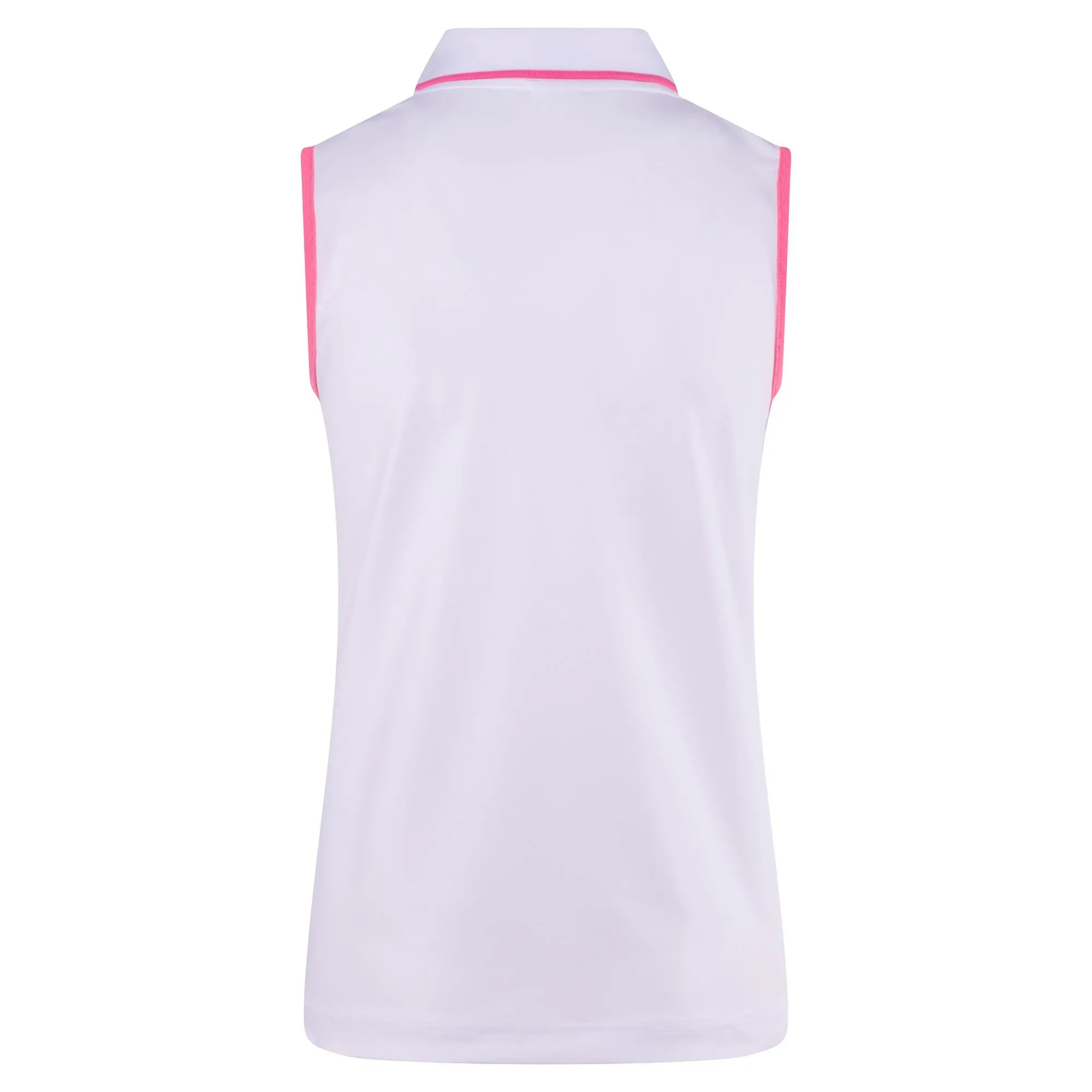 Daily Sports Melton Ladies Sleeveless Golf Polo Shirt White