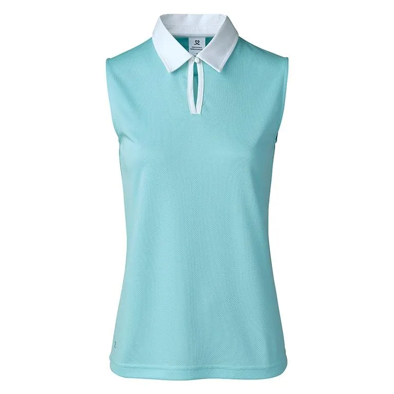 Daily Sports Stacia Sleeveless Polo Shirt Azur