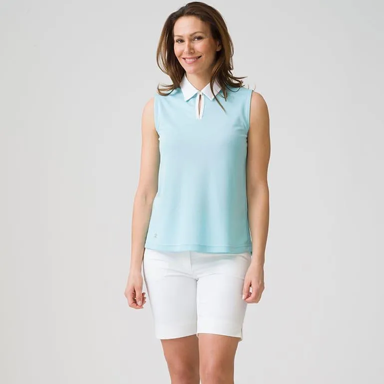 Daily Sports Stacia Sleeveless Polo Shirt Azur