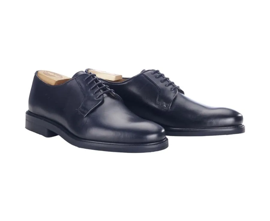 Dark Derby Shoes - Rubber outsole - MONTEREY CLASSIC GOMME CITY