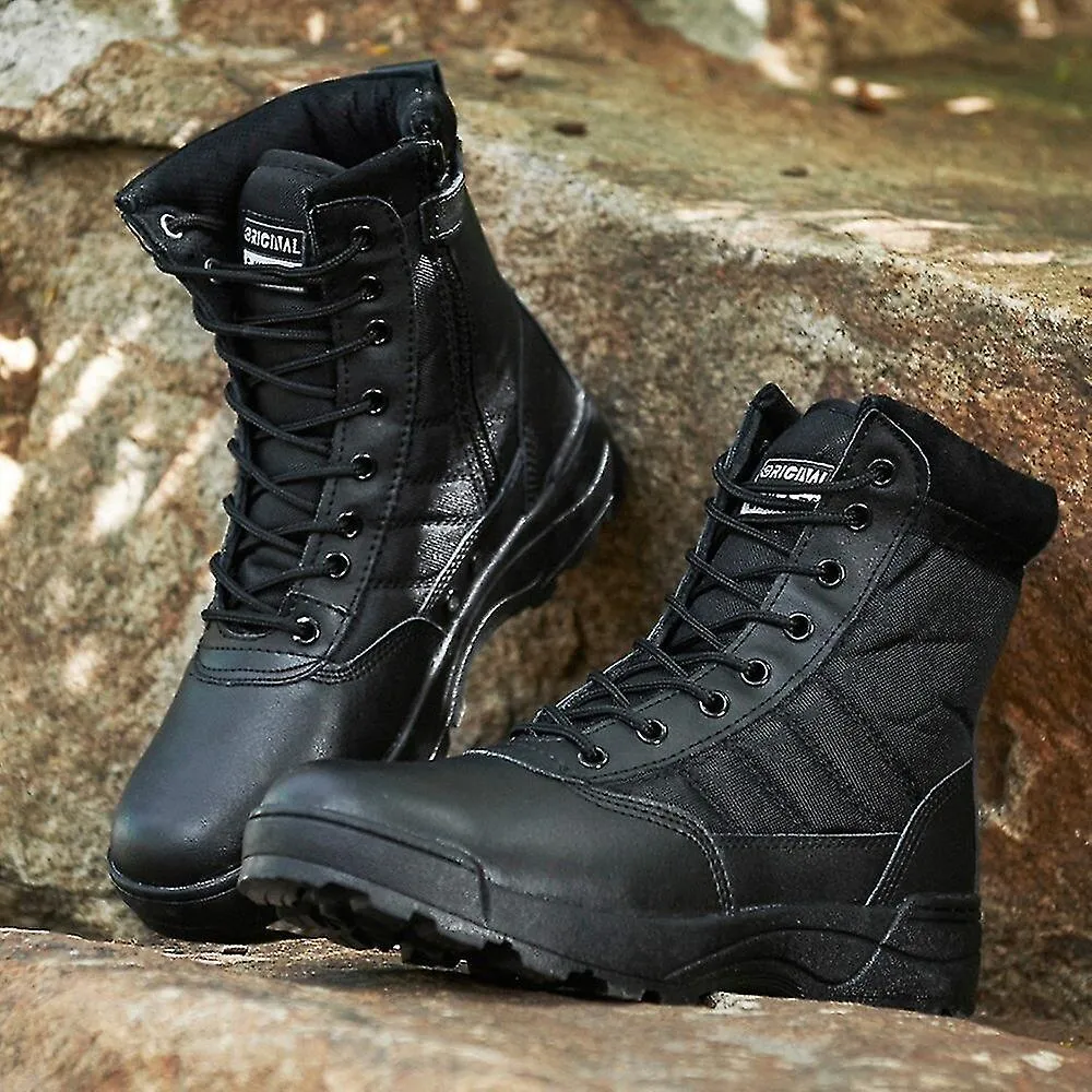 Desert Tactical Military Boots Special Force Uniform Work Safety Shoes Men Women Army Zipper Combat Boots Sneakers