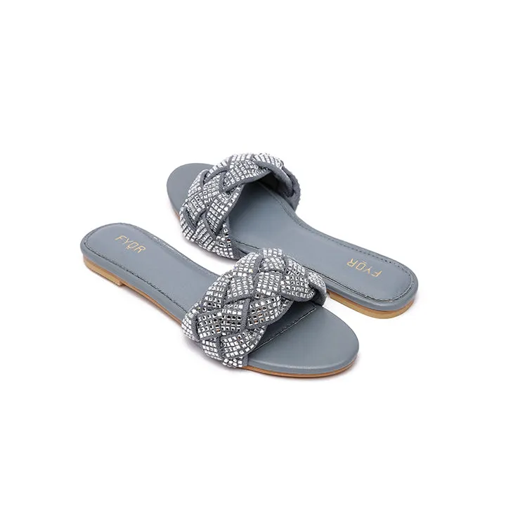 Diamante Slide Sandal - MY 191