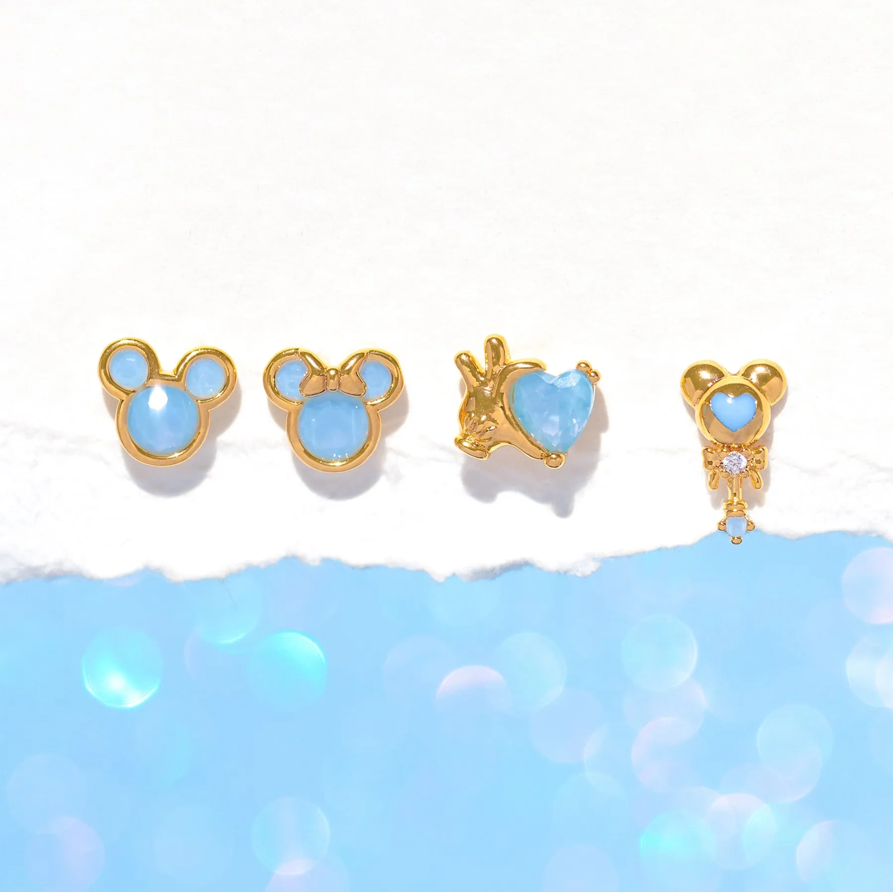 Disney Blue Dream Earring Set