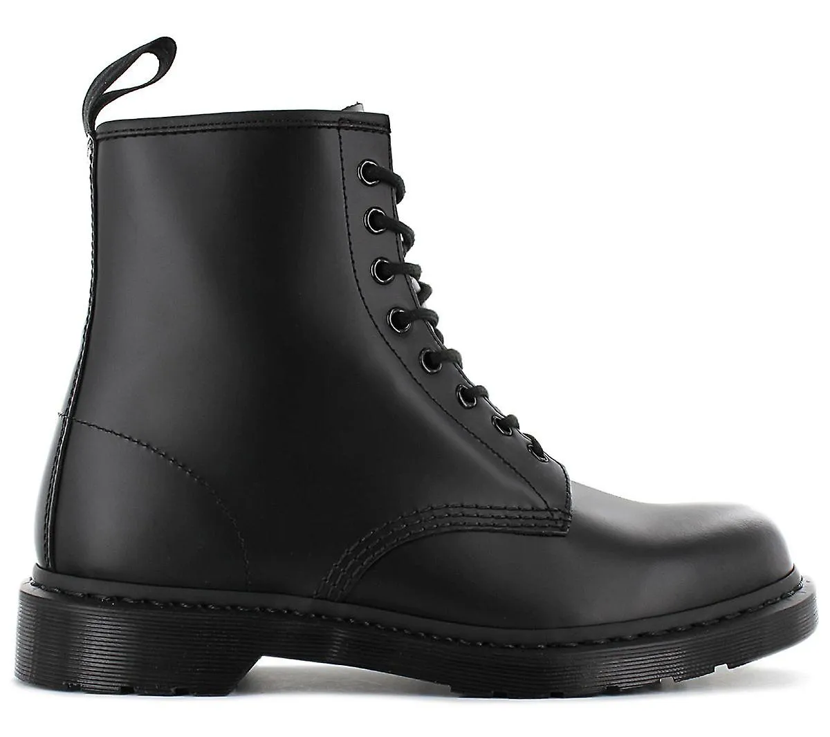 DR. DOC MARTENS 1460 Smooth Mono Boots - Stiefel Leder Schwarz 14353001