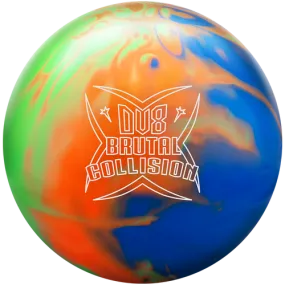 DV8 Brutal Collision Solid Bowling Ball Lime/Orange/Blue