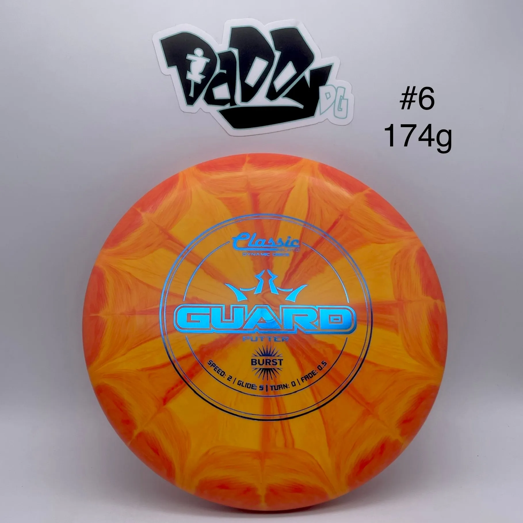 Dynamic Discs Classic Blend Burst Guard Putter