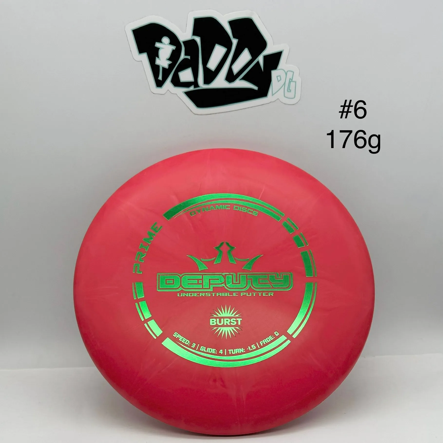 Dynamic Discs Deputy Prime Understable Putter