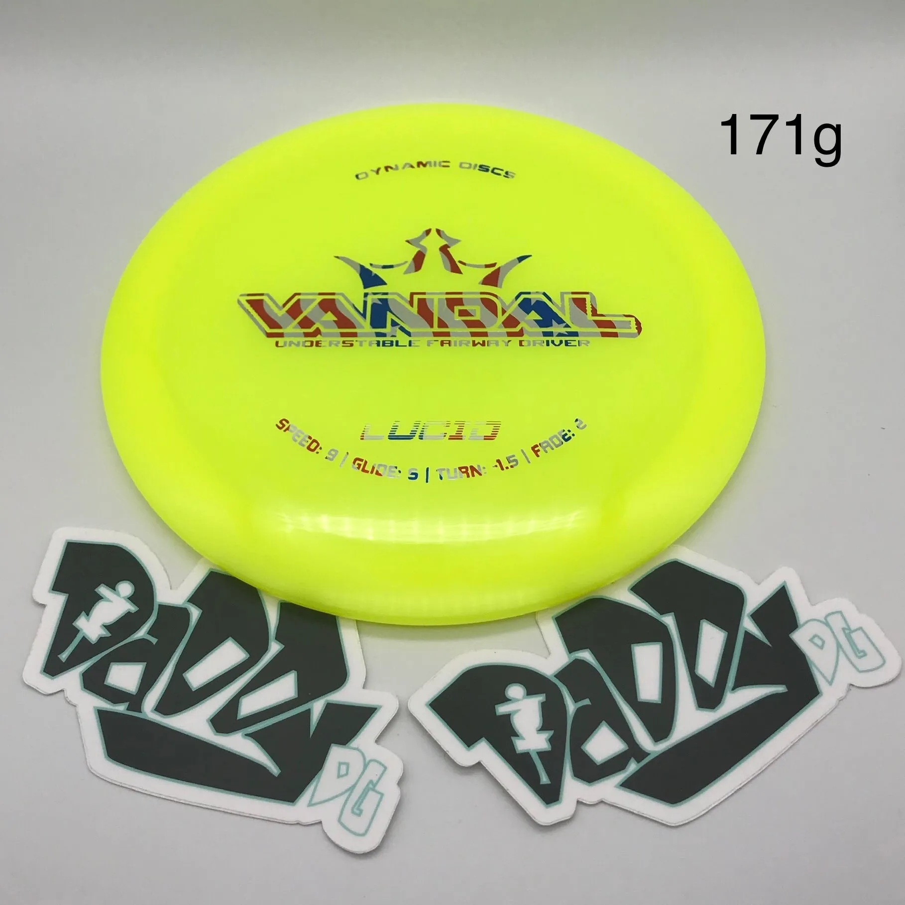 Dynamic Discs Lucid Vandal Understable Fairway Driver