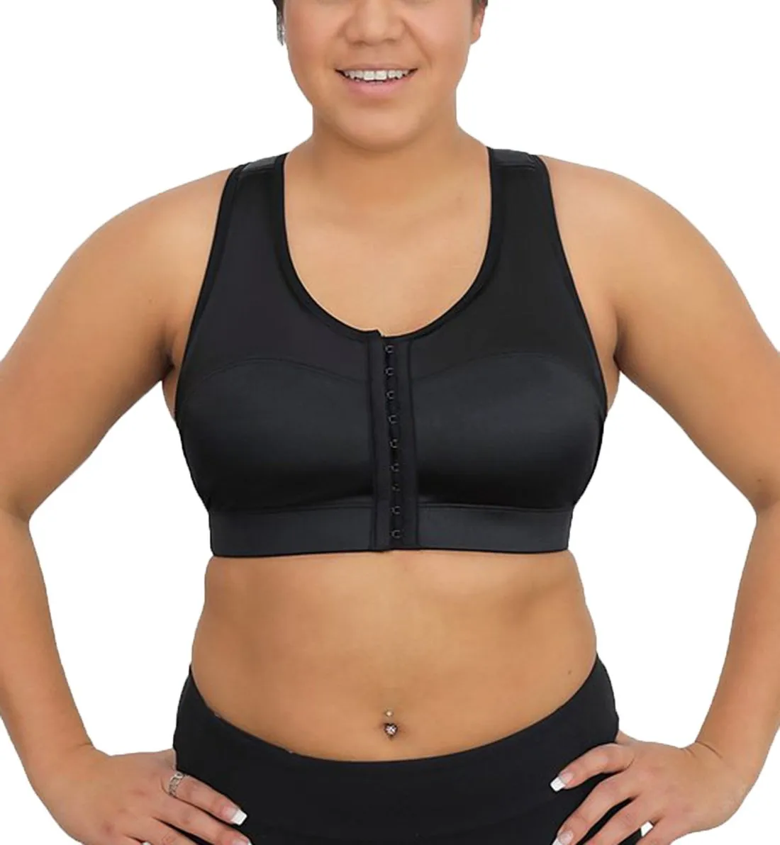 Enell Racer-Back Sports Bra (102) - Black