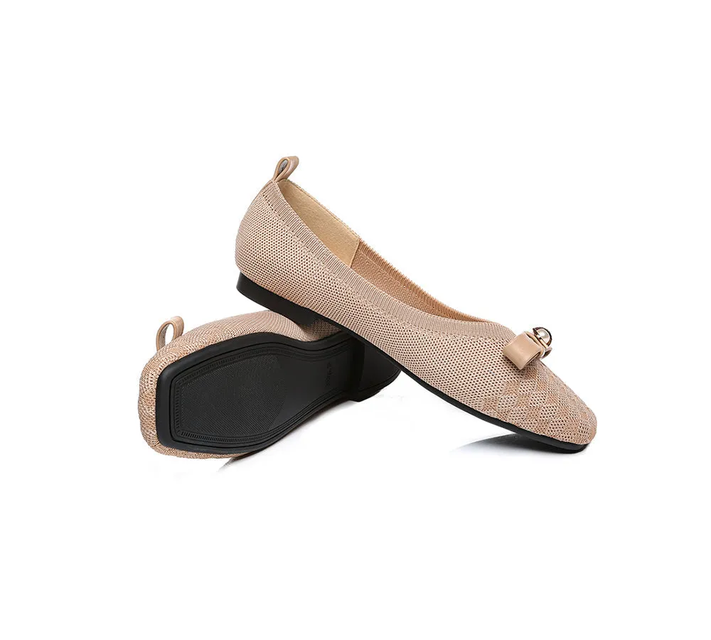 EVERAU Women's Yolanda Flats with Bow - Best Price and Quality.