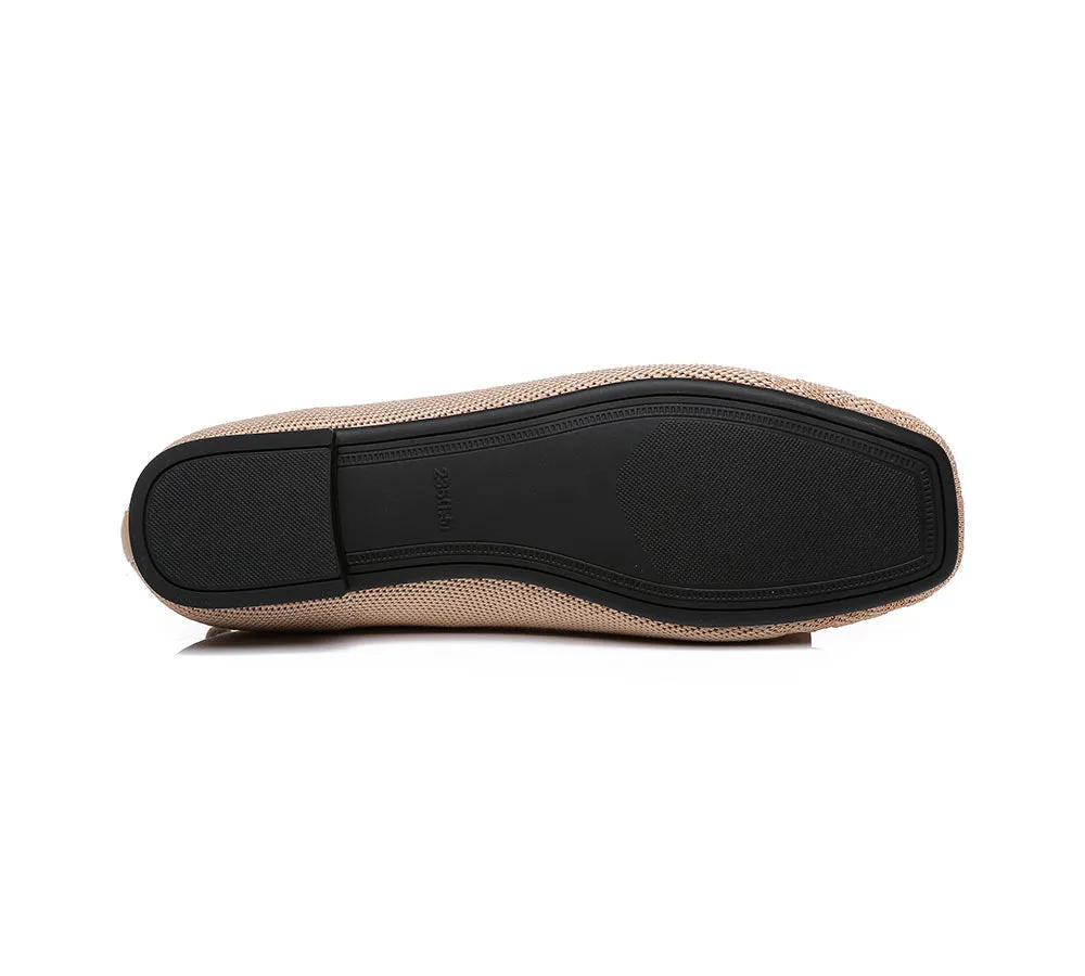 EVERAU Women's Yolanda Flats with Bow - Best Price and Quality.