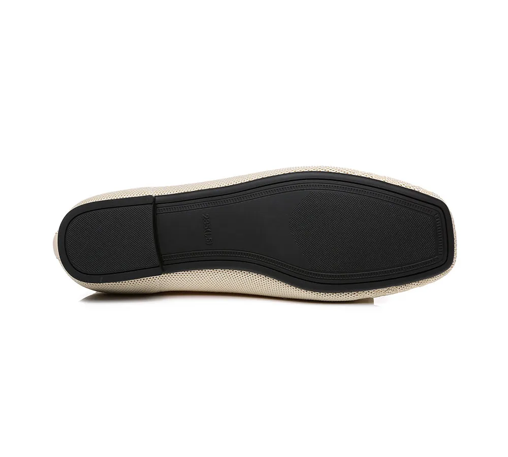 EVERAU Women's Yolanda Flats with Bow - Best Price and Quality.