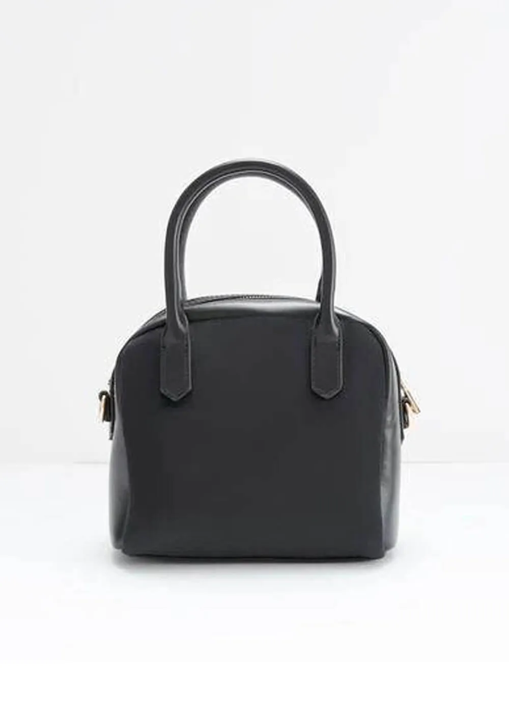 Fable England Eloise Swan Mini Bowling Bag Black