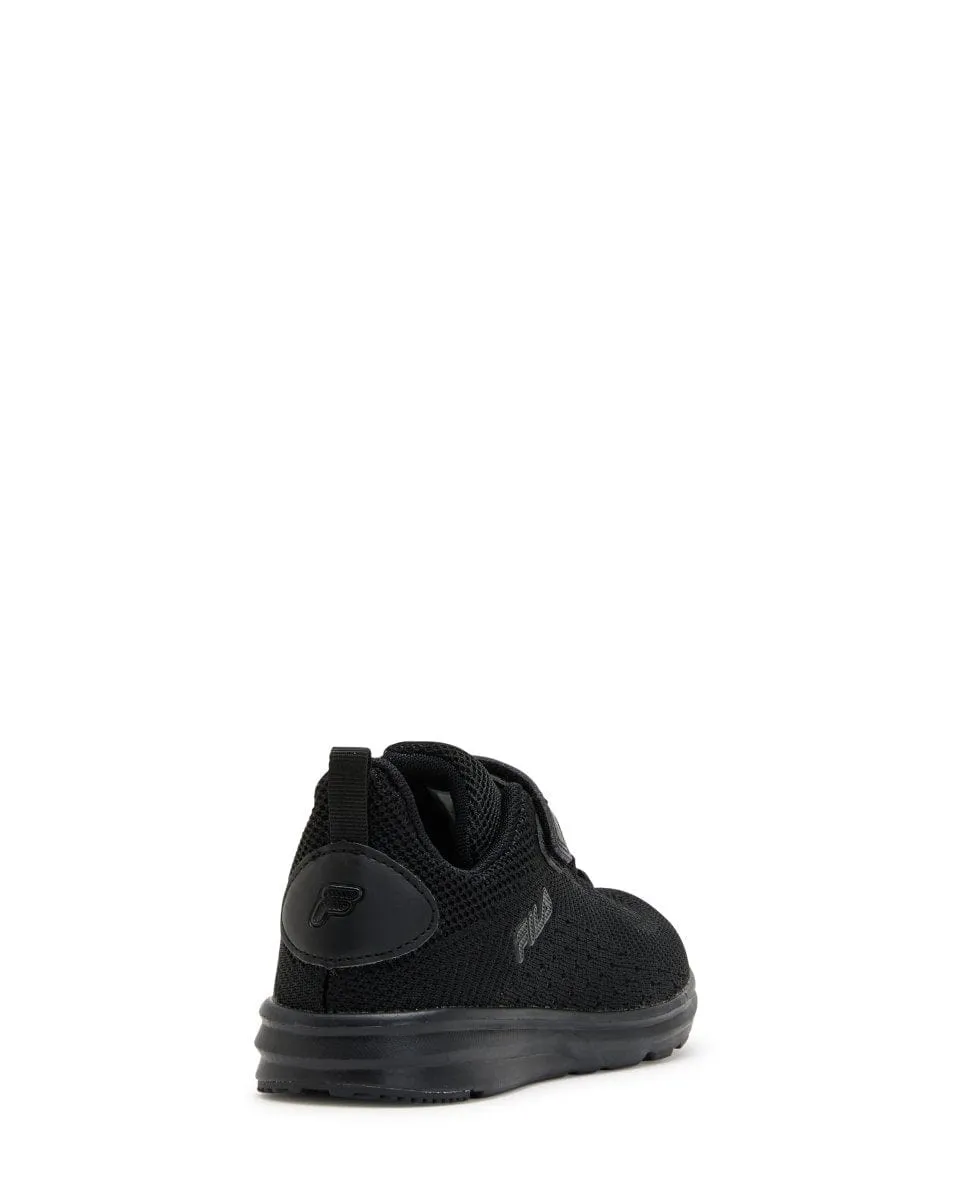 FILA Kids Classic V Black Running Shoe