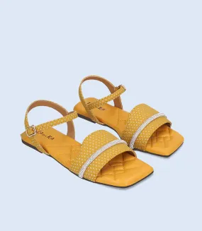 Girls Casual Sandal - KG0027 Mustard Girl's Casual Sandal