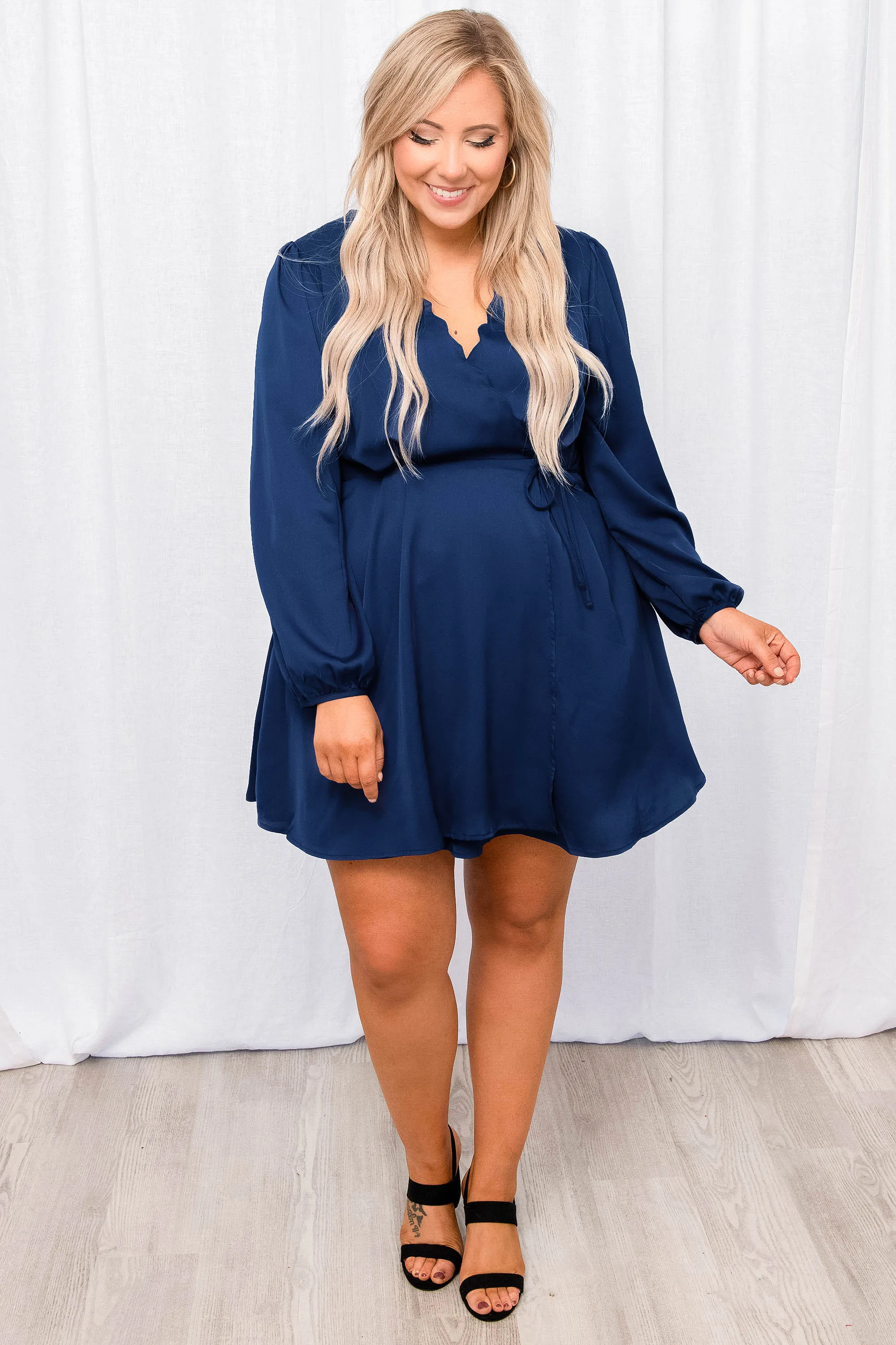 Glam dress, Navy