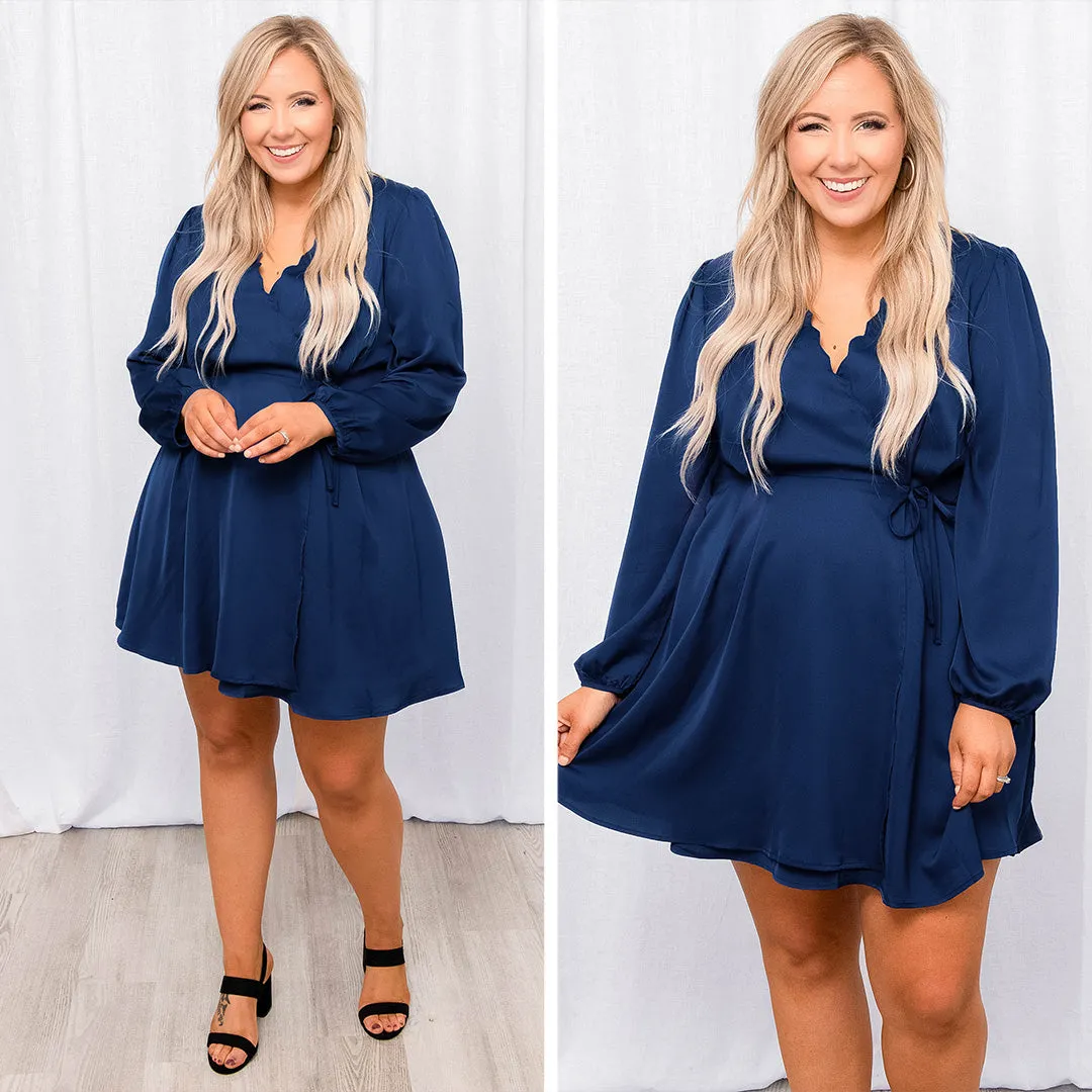 Glam dress, Navy