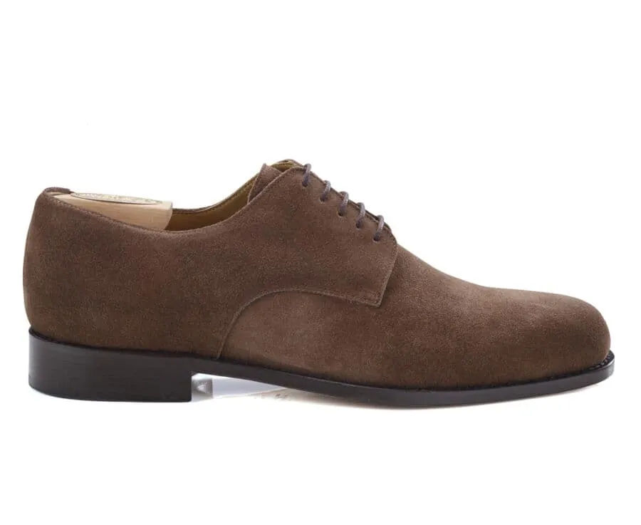 Havana suede Derby Shoes - Leather outsole - DOVER