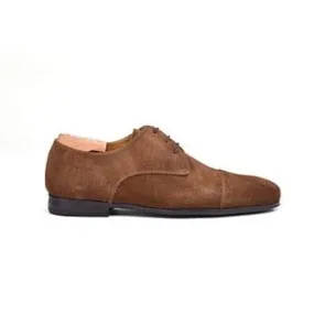 Havana Suede Derby Shoes - Rubber outsole - DERNOX GOMME URBAN